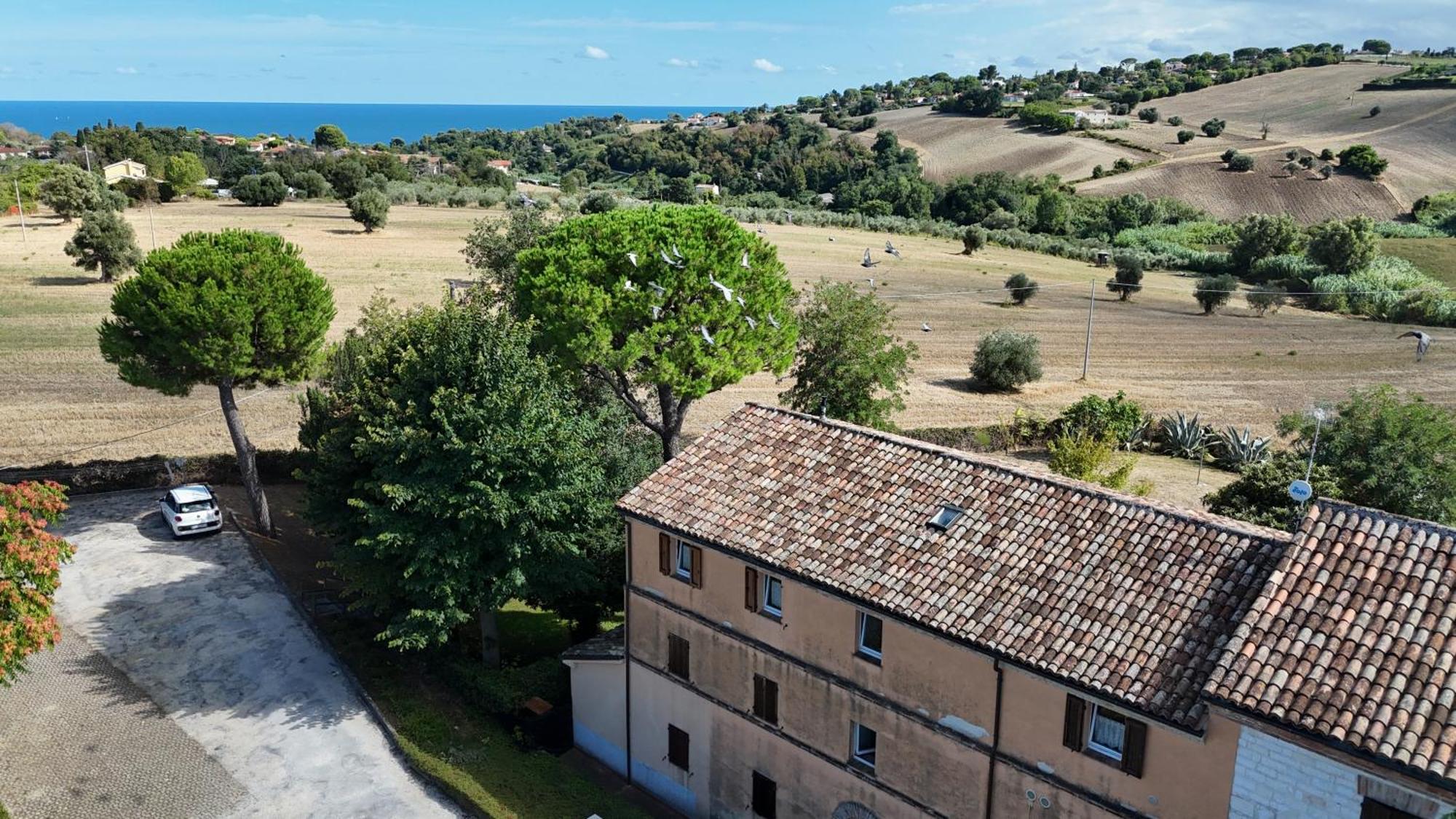 Апартаменти S214 - Sirolo, Trilocale Con Giardino In Zona Tranquilla Екстер'єр фото